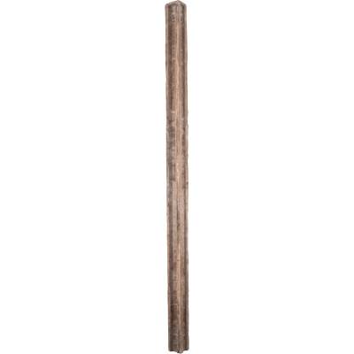 DITON Plotový systém - Natur Patina Velikost: 13 × 13 × 292, Varianta: Tvář dřeva - sloupek rohový natur patina, Povrch: natur, reliéfní