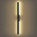 Brilagi - LED външно стенно осветително тяло LUNA LED/24W/230V 3000K IP65 черно (BG2406)