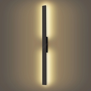 Brilagi - led външно стенно осветително тяло luna led/24w/230v 3000k ip65 черно (bg2406)