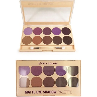 City color matte eye shadow palette