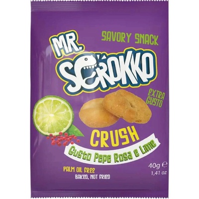Mr.Scrokko krekry príchuť korenie a limetka 5 x 40 g