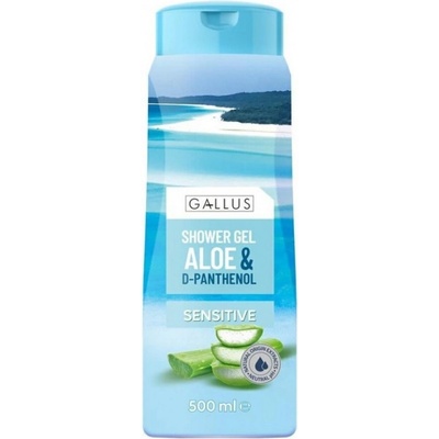 Gallus Sprchový gél Sensitive Aloe & DPanthenol 500 ml