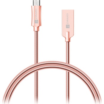 Connect IT CCA-3010-RG Micro USB - USB, 1m, růžový