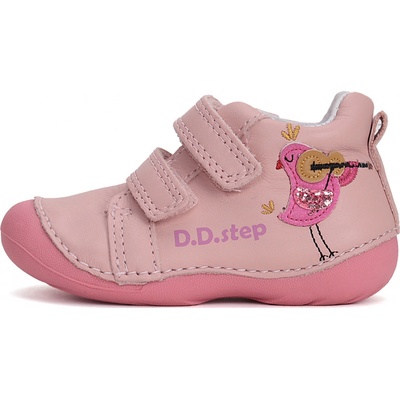 D.D.STEP Detské barefoot topánky S015-51542 Baby pink