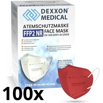 IMobily DEXXON MEDICAL respirátor FFP2 NR Red 100 ks