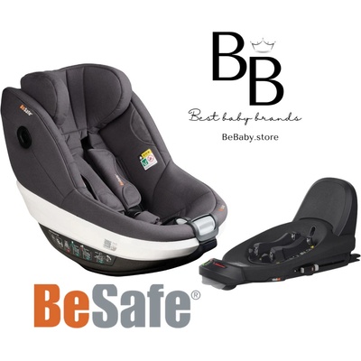 BeSafe BEYOND 360 2025 + Isofixová základna 2025 dark grey mélange