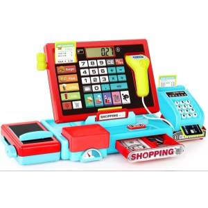 Man Yuk Toys Електронен касов апарат - червен (818-389)