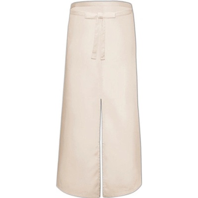 Link Kitchen Wear Bistro zástera s rázporkom X962 Natural Pantone 7499 100 x 100 cm