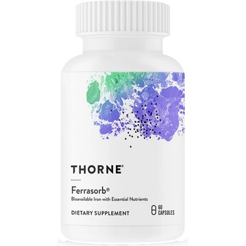 Image 1 of Thorne Ferrasorb® | Iron Bisglycinate 36 mg [60 капсули]