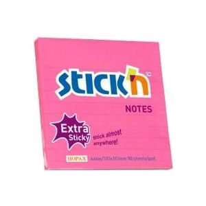 STICK'N Adhesive notes stickn 101 x 101 mm, pink