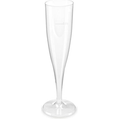 GASTRO 73160 plastový pohár Crystal na sekt 10 x 100 ml