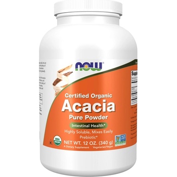 NOW NOW Acacia Fiber Organic Powder, 340 Grams