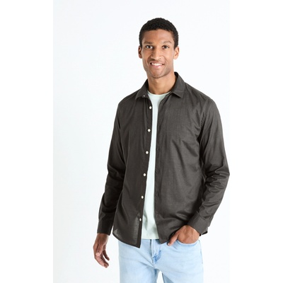 Celio Тъмно сива мъжка риза Celio Fames Celio | Siv | МЪЖЕ | S