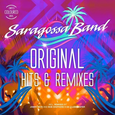Saragossa Band - Original Hits & Remixes (Limited Edition) (White W/ Blue Splatter Vinyl) LP