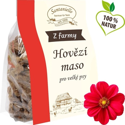 Santaniello pamlsky Sušenky z hovězího masa velké 130 g