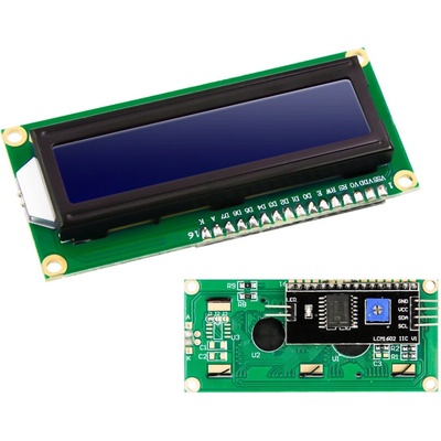 2x16 LCD1602 displej zeleno/modrý s prevodníkom I2C