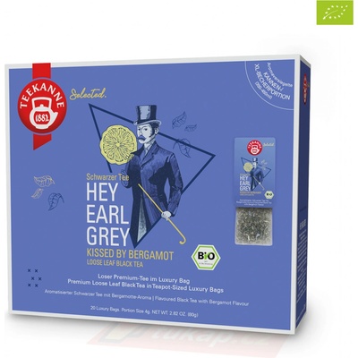 Teekanne BIO Selected. Hey Earl Grey Luxury Bag 20 x 4 g