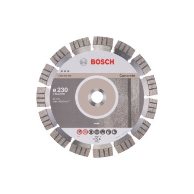 Bosch Diamantový kotúč 230 mm, Best for Concrete (2608602655)