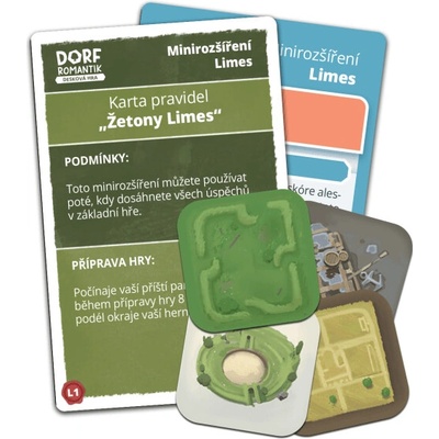 TLAMA games Dorfromantik CZ: Limes (minirozšírenie, aj k Cestovnej verzii)