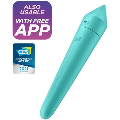 Satisfyer Мини вибратор тюркоаз с APP Satisfyer Ultra Power Bullet 8