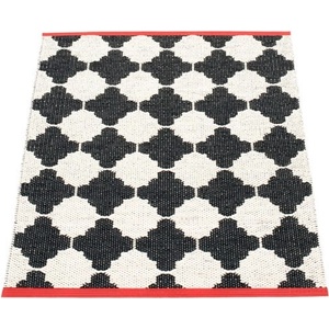 Pappelina Черно-бял килим за открито и закрито 70x90 cm Marre Black Coral - Pappelina (MAX709)