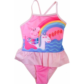 Setino Dievčenské jednodielne plavky "Peppa Pig" - svetlo ružová