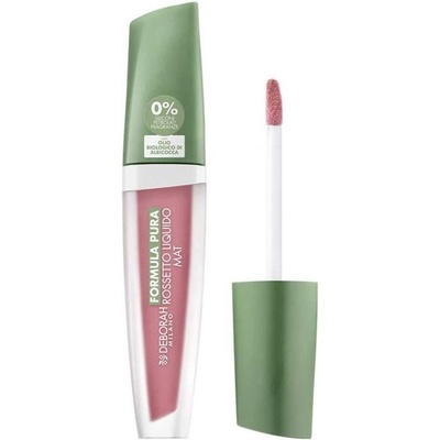 Deborah Milano Formula Pura tekutý matný rúž Rossetto 02 Nude Rose 4,5 ml