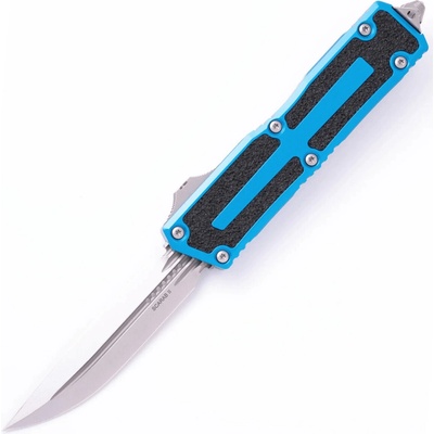 ! Microtech SCARAB II GEN III D/E-S STONEWASH STANDARD BLUE 1180-10BL
