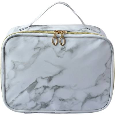 Clayre & Eef toaletní mramorovaná taška Marble bílá