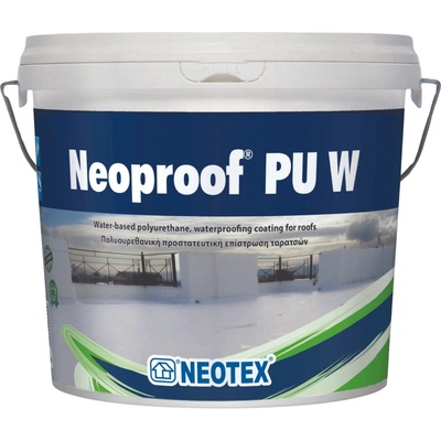 NEOTEX Neoproof PU W-40 – vodouriediteľná polyuretánová hydroizolácia strechy Balenie: 13 kg, Farba: Čokoládová hnedá (RAL 8017)