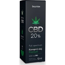 Salutem CBD 20 % konopný olej Premium 10 ml