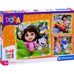 Clementoni Детски пъзел Clementoni от 3 x 48 части - Дора изследователката (25078) - baby