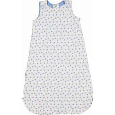Geggamoja Spací vak pre bábätká z bambusu a bio bavlny Blue mini clover