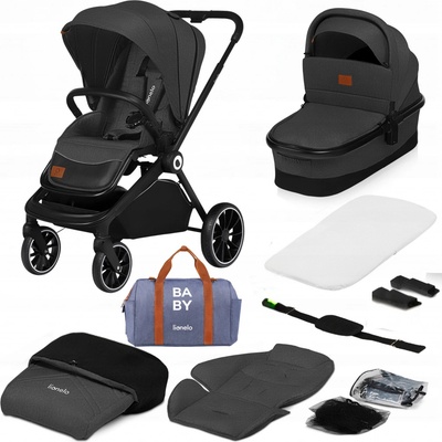Lionelo Kombinovaný MIKA 2IN1 GREY GRAPHITE 2023