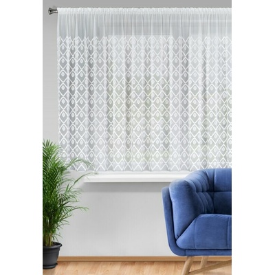 ZÁCLONA DEK 350X140 CM BIELA