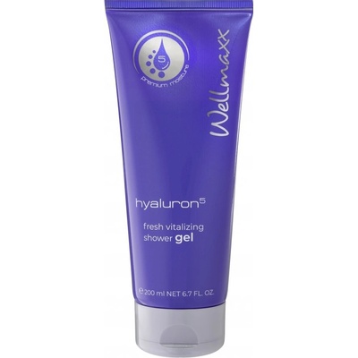 Wellmaxx Hyaluron5 fresh vitalizing sprchový gél 200 ml
