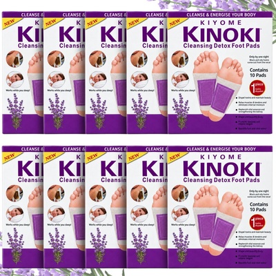 KINOKI Detoxikačné náplasti Levanduľa 10 balení-100 ks 26360