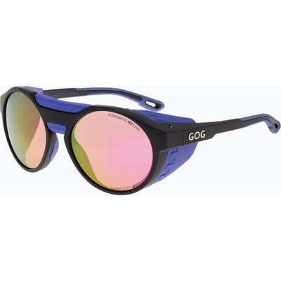 GOG EYEWEAR Слънчеви очила GOG Manaslu матово черно/лилаво