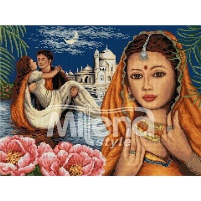 Milena Style Легенда за любовта - гоблен със схема конци Ariadna 1: 1