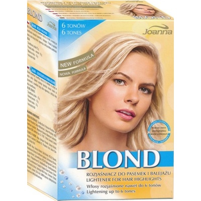 Joanna Laboratorium Kosmetyczne PL Joanna melír Blond 6 tónov 25 g + peroxid 9% 70 g