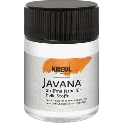 Farba na svetlý textil JAVANA 50 ml White