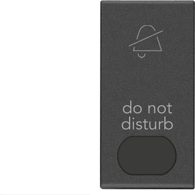 Vimar 09026. dnd. cm Бутон с подсветка символ dnd 1m Карбон мат neve up - 5 бр. в опаковка (09026.dnd.cm)