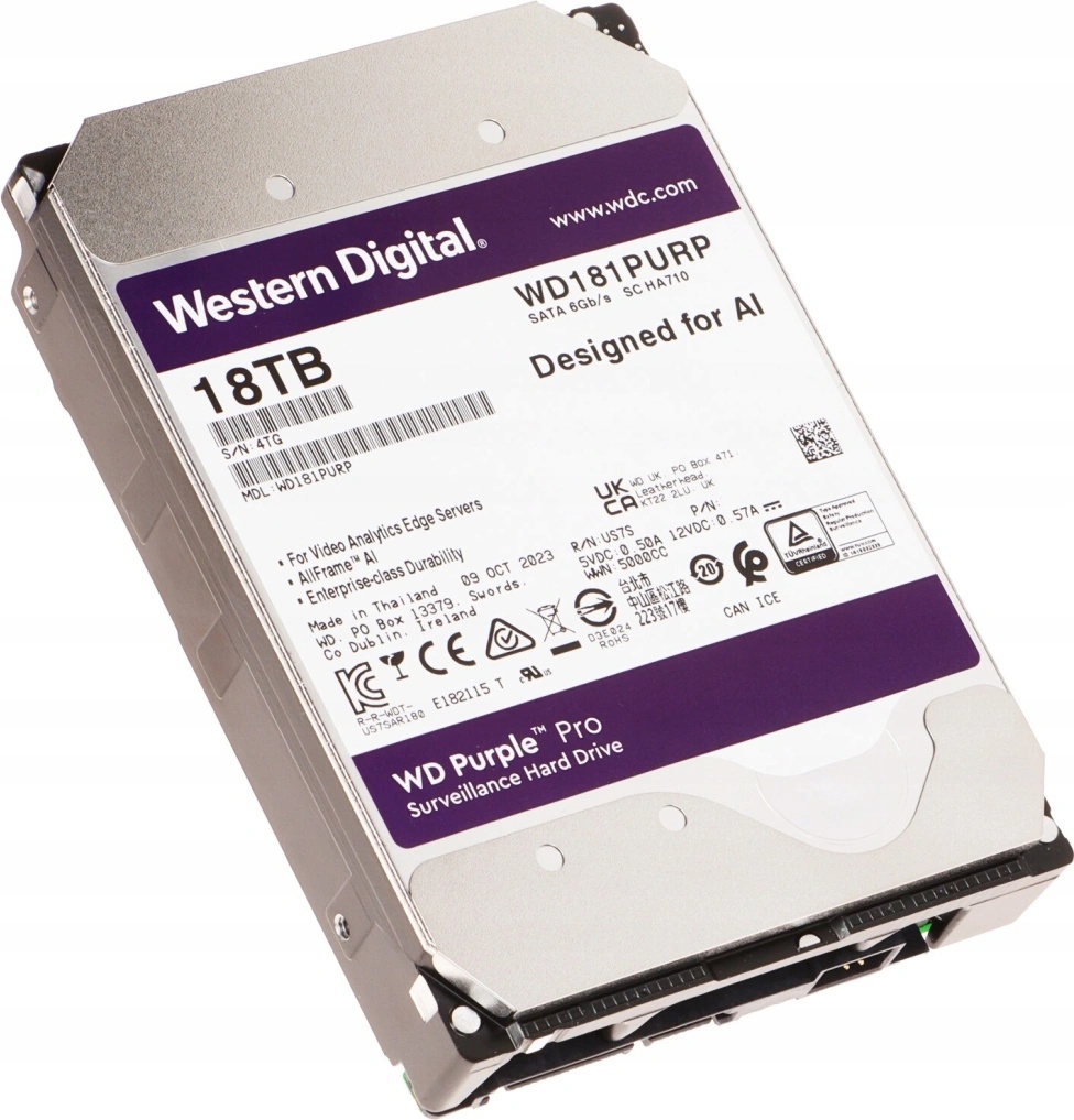 WD Purple Pro 18TB, WD181PURP od 10 455 Kč - Heureka.cz