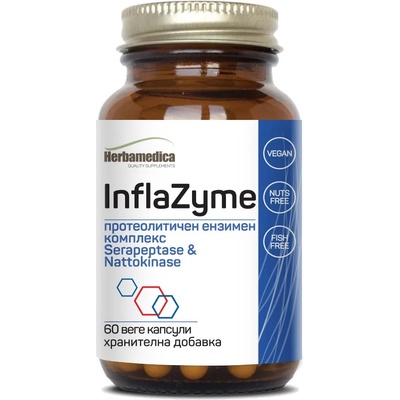Herbamedica InflaZyme, 60 веге капсули, Herbamedica