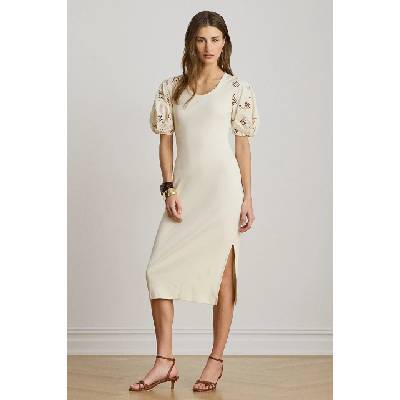 Ralph Lauren рокля от памук с еластан (200P13925)