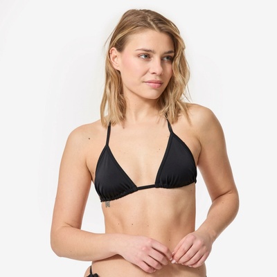 Decathlon dámske trojuholníkové plavky Mae vrchný diel čierne