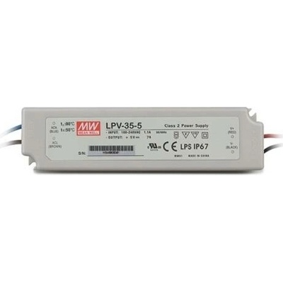 Napájecí zdroj MEAN WELL pro LED 5VDC 35W LPV-35-5
