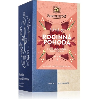 Sonnentor Štěstí je rodinná pohoda BIO 18 x 1,5 g