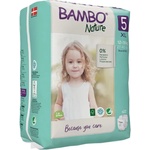 Bambo Nature Еко пелени за еднократна употреба Bambo Nature, размер 5, XL, 12-18 kg, 22 броя (1000021515) - ozone