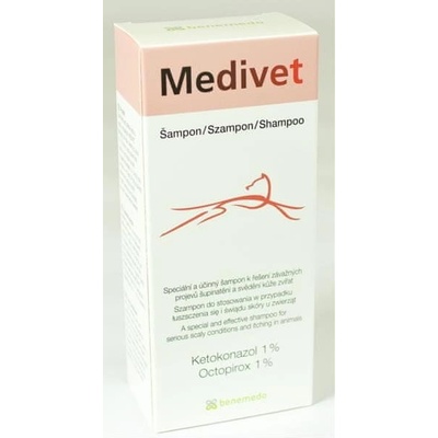 Medivet šampon proti šupinatění a svědění kůže zvířat 100 ml
